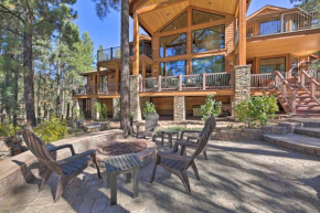 Spacious Show Low Cabin with Deck Near Trails!